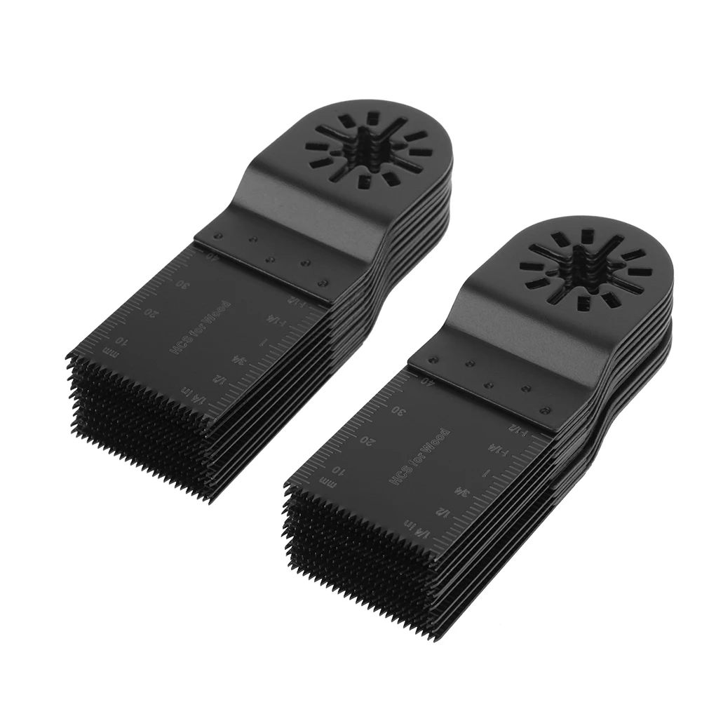 20 шт. 34 мм многофункциональные пильные лезвия совместимый набор осциллирующих