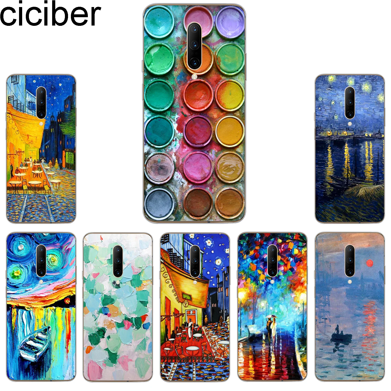 Ciciber новые модные чехлы для телефонов Oneplus 6T 5T 7 Pro 6 5 мягкий чехол из ТПУ 1 + Painting |