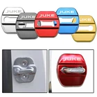 Отделка дверного замка защитный чехол с эмблемой для Nissan juke qashqai j11 10 x-trail note tiida аксессуары для стайлинга автомобиля