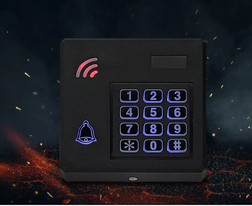 IP68 водонепроницаемая система контроля доступа наружная RFID Клавиатура WG26 контроллер доступа клавиатура непромокаемая 10 EM4100 брелоки для дома