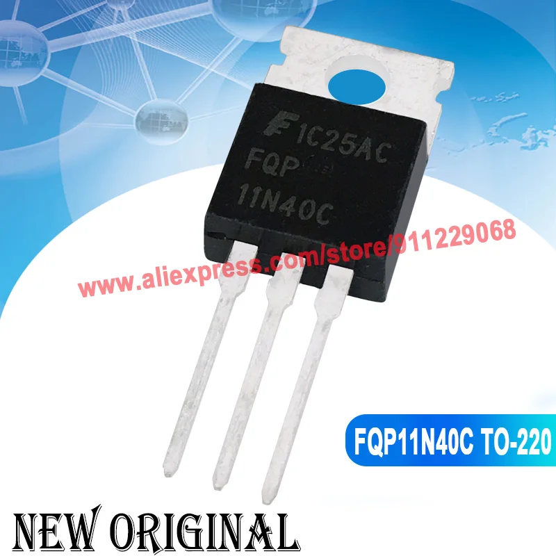 (5 шт.) FDP3632 TO-220 / FQP11N40C 11N40C 400V 11A GB4062D IRGB4062D 600V 24A FQP16N25C 16N25C |