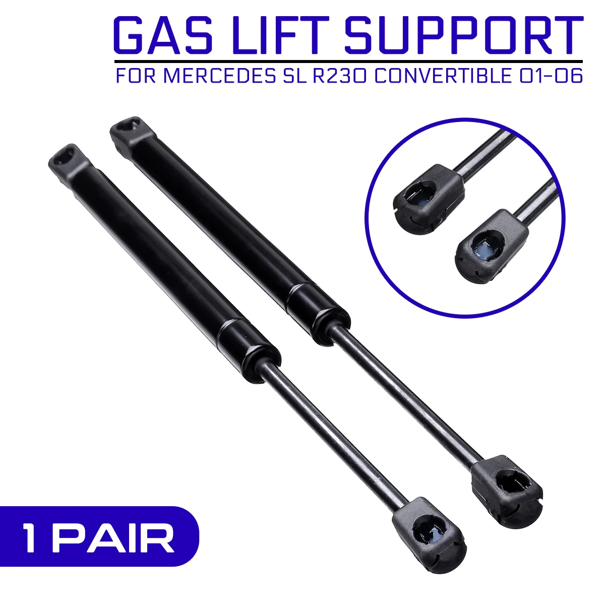 

Rear Trunk Tailgate Gas Spring Shock Lift Strut For Mercedes for Benz SL R230 Convertible 2001-2006 Support Rod Arm Bars Bracket