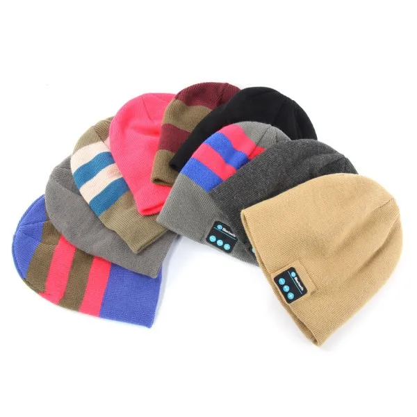 Soft Warm Beanie Hat Earphone Wireless Bluetooth Smart Cap Headset Headphone Speaker Mic Hats S2 New | Электроника