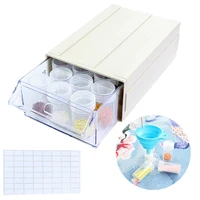new diamond painting beads storage container with detachable boxes and individual square round grids for storage beads drills