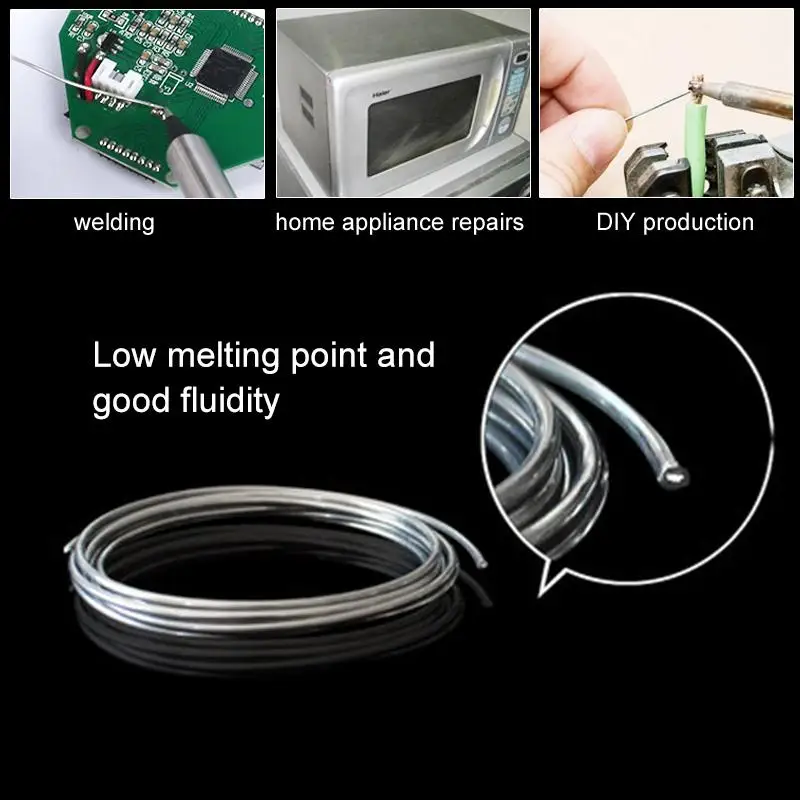 

Welding Sticks Aluminium Welding Rod Aluminum Welding Wire Silver Copper Durable Sturdy Practical PCB Motherboard Maintenance