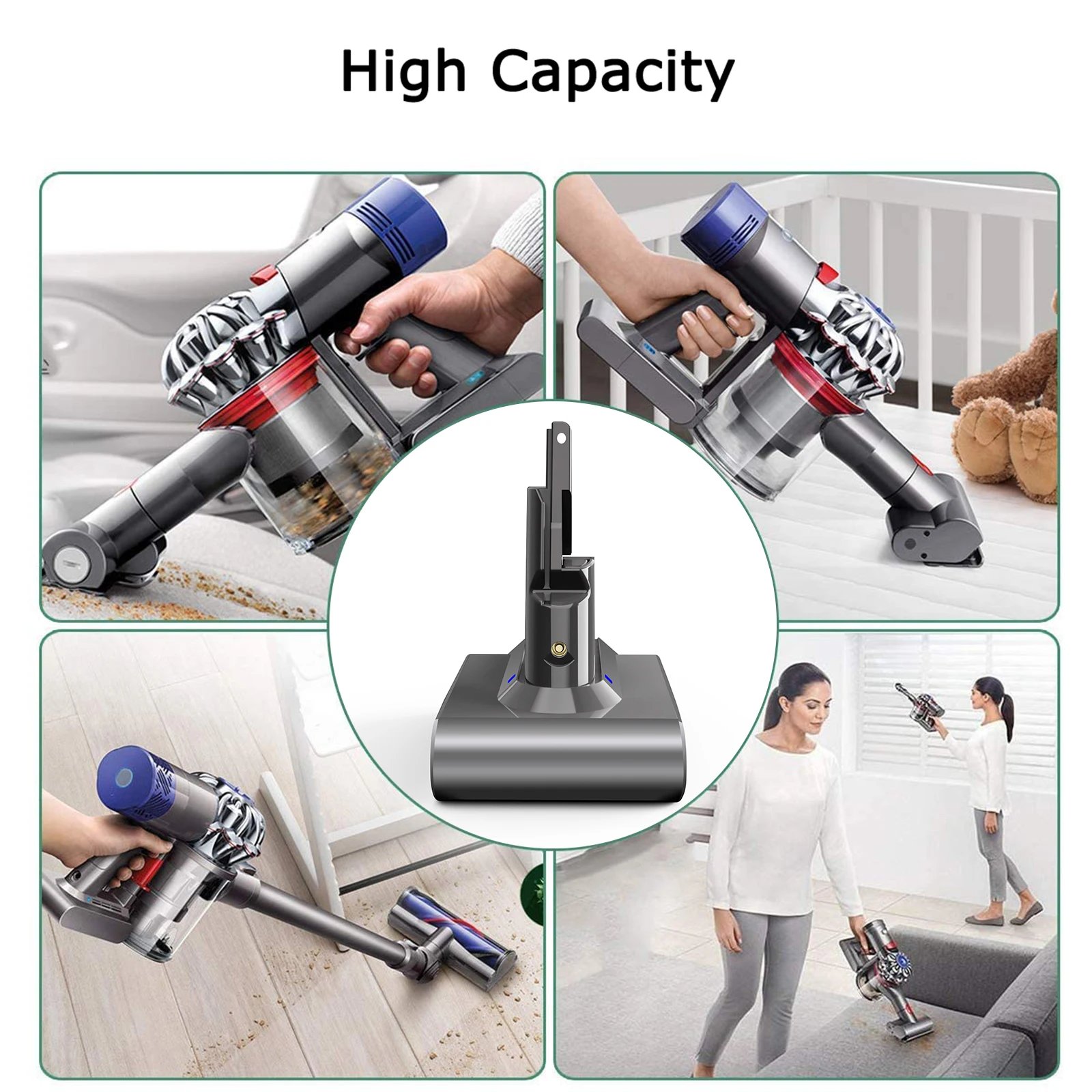 Сменный аккумулятор V7 для пылесосов Dyson ручные пылесосы SV11 Motorhead Animal Trigger