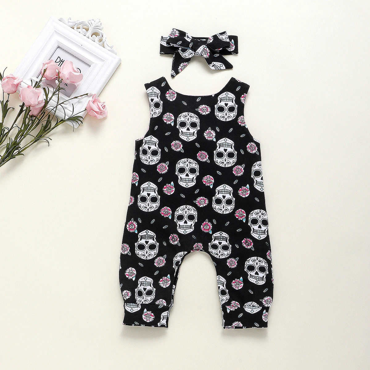 Костюмы на Хэллоуин для новорожденных маленьких мальчиков и девочек без рукавов