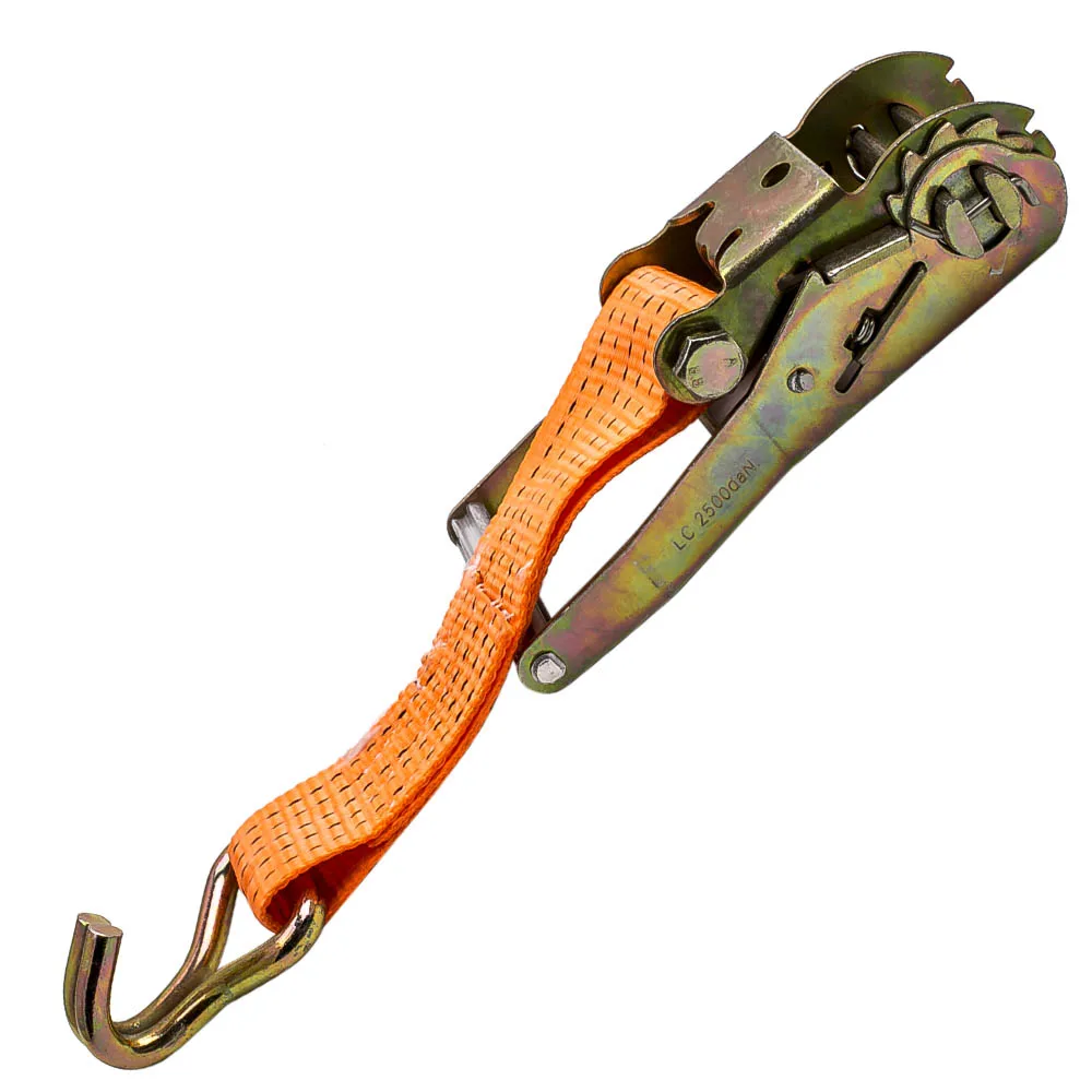 

10X Ratchet Strap 6mx5000kgx50mm Heavy Duty Tie Down Load Securing Tension Belt Trailer Truck Transport