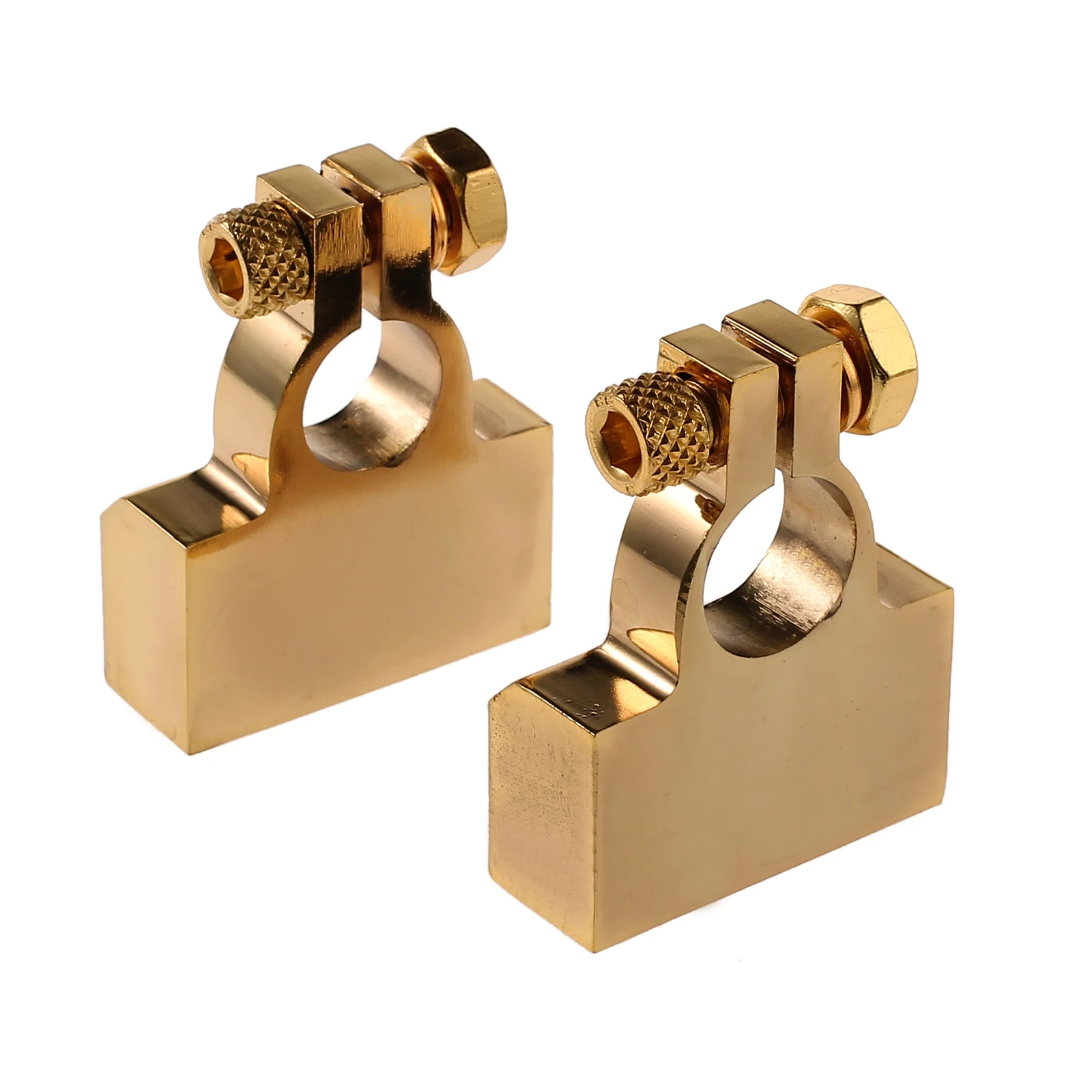 Позолоченный/Серебряный клемма для автомобильного аккумулятора AUTOUTLET