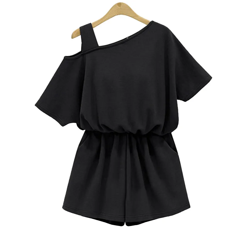 Летние комбинезоны размера плюс с одним плечевым ремнем 4Xl серого цвета из хлопка