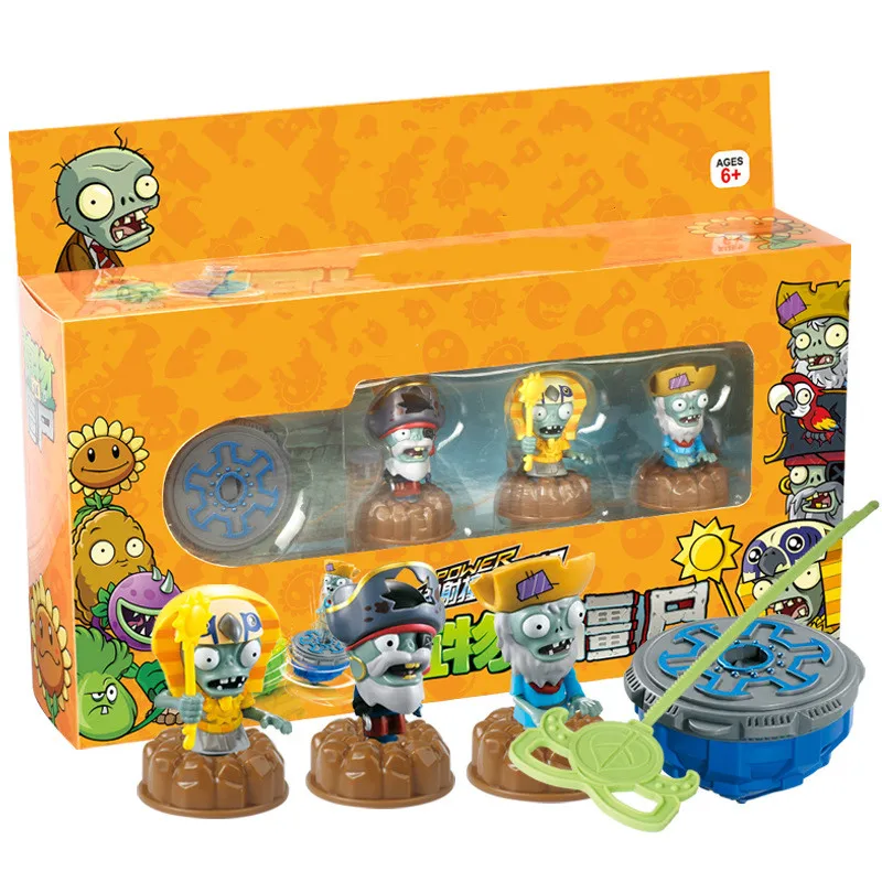 Beyblade Burst Plants vs Zombies ударная игра игрушка Растения против зомби модель виниловые фигурки экшн-игрушки кукла игра для детей