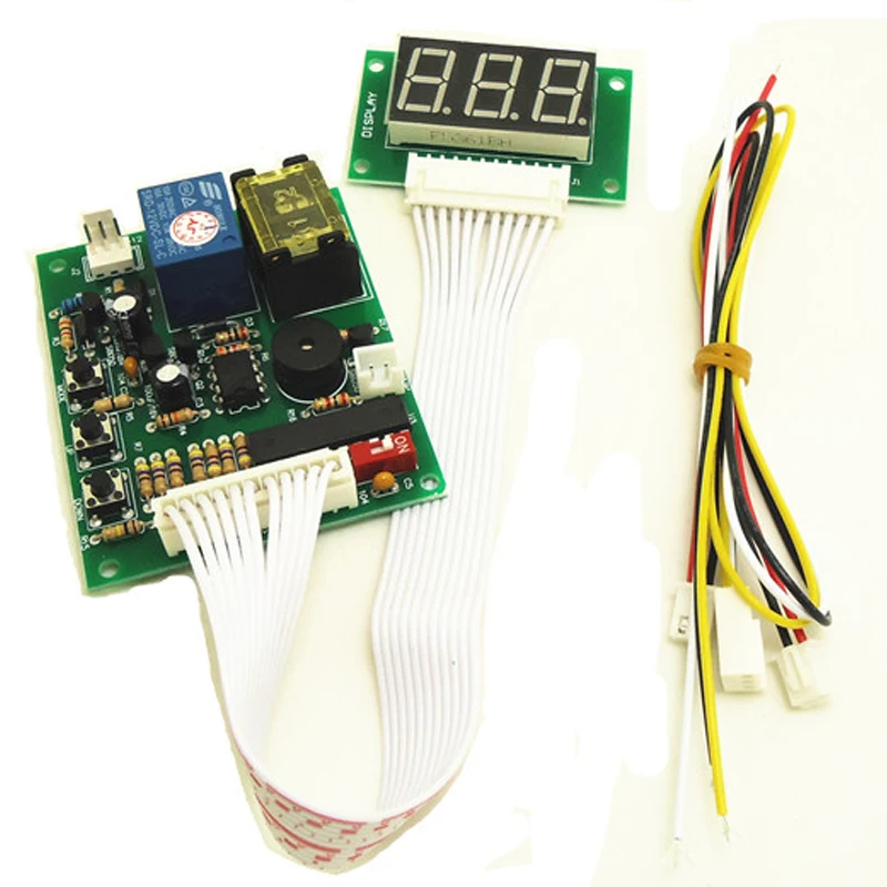 JY 17B 3 разрядная плата с таймером управляющая панель монетами блок питания для
