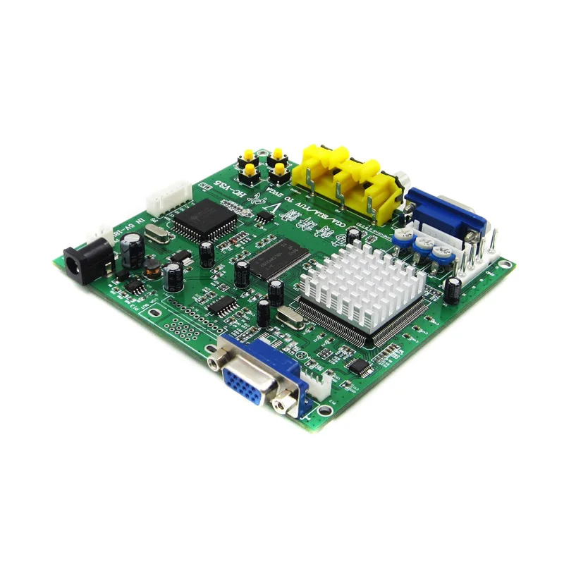 Аркадная игра RGB/CGA/EGA/YUV К VGA HD видеоконвертерная плата HD9800/GBS8200 Горячая Зеленая |