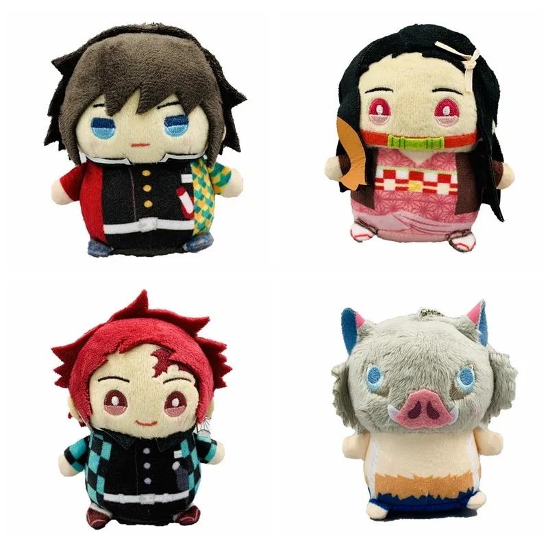 

Брелок-Подвеска Аниме Kimetsu No Yaiba Мягкая кукла Inosuke Zenitsu Nezuko Tomioka Giyuu Kamado Tanjirou коллекционные плюшевые игрушки