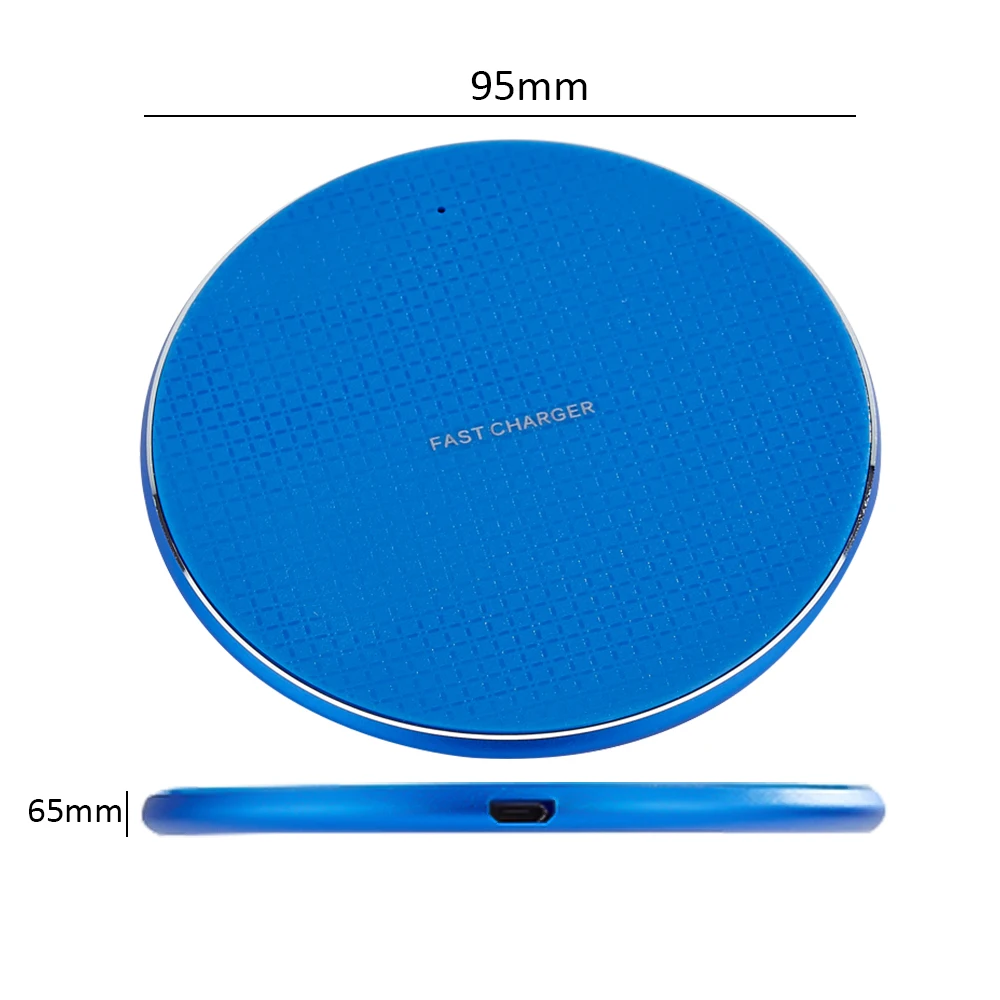 

New10W Fast Wireless Charger For Samsung Galaxy S10 S9 S8 Note 9 USB Qi Charging Pad for iPhone 11 Pro XS Max XR X 8 Plus 12