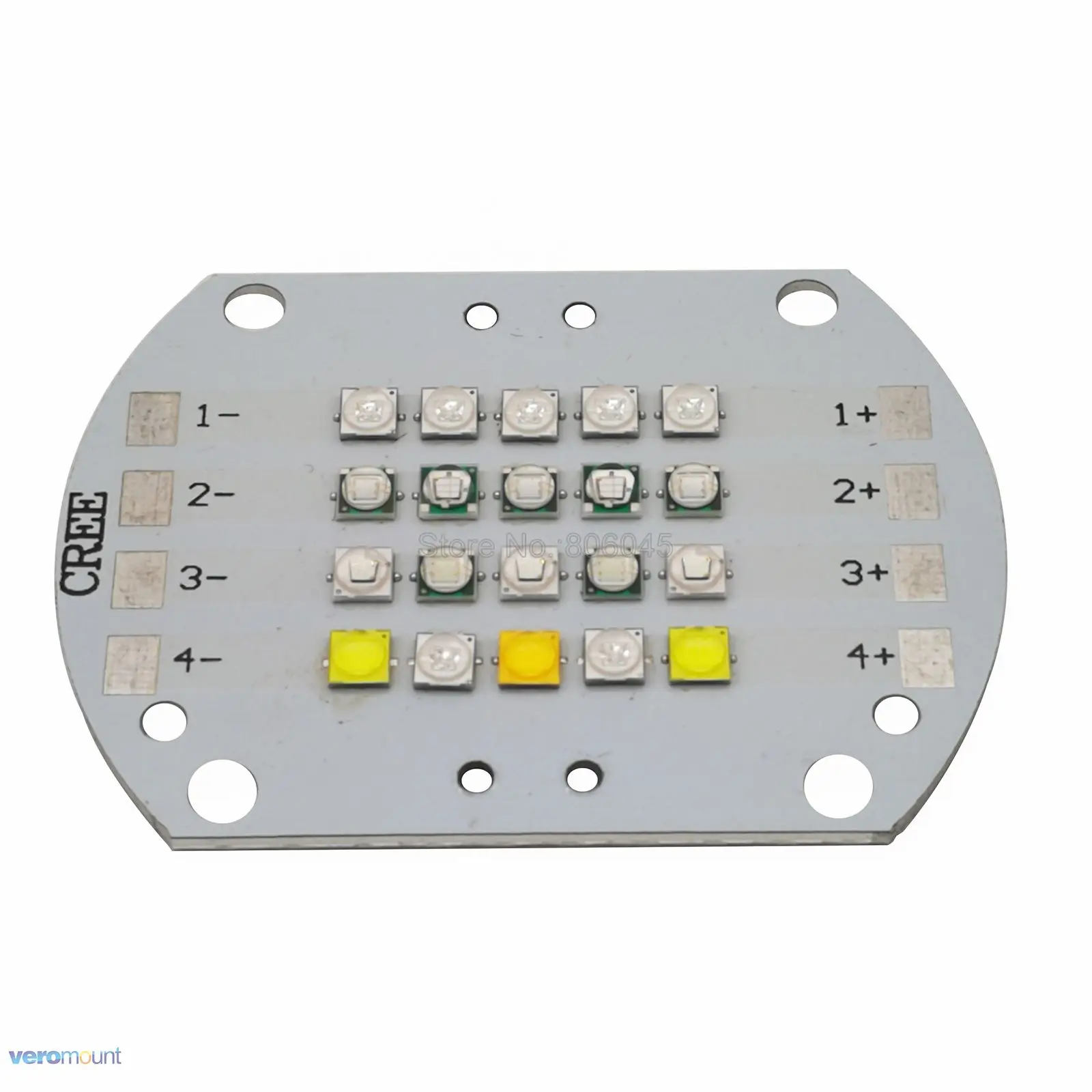 4 канальный светодиодный светильник Cree XTE XPG3 XPE2 + Epi s DIY Светодиодная лампа для