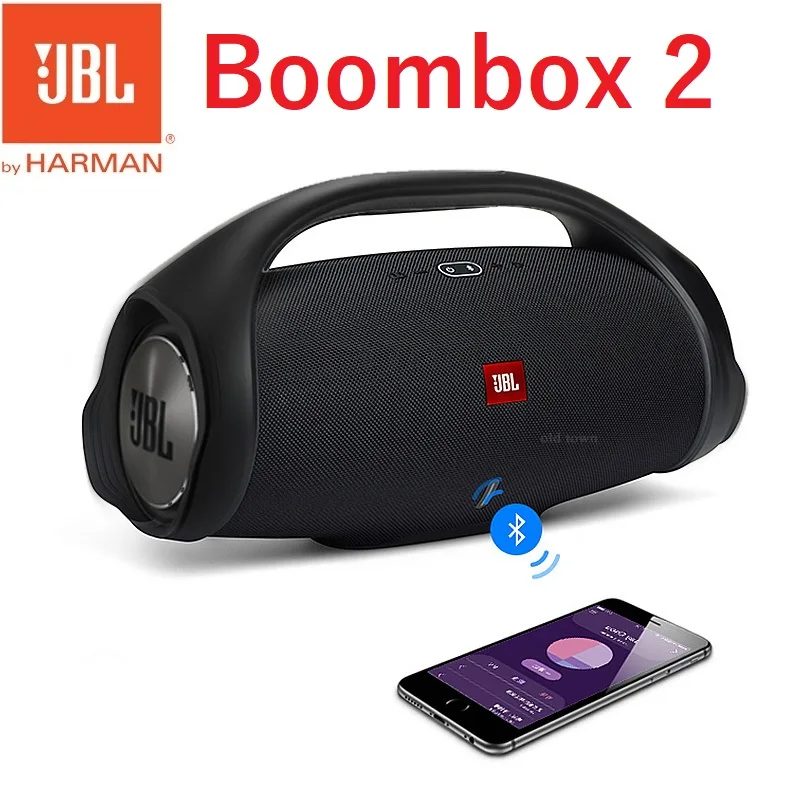Беспроводной Bluetooth динамик JBL Boombox 2 Hifi Водонепроницаемая IPX7 колонка с сабвуфером