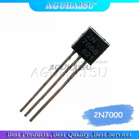 20 шт. 2N7000 TO92 TO-92 небольшой сигнал MOSFET 200 Мбит, 60 вольт n-канальный транзистор новый оригинальный