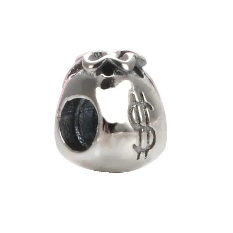 

Original 925 Sterling Silver Bead New Fashion Money Bag Beads Fit Pandora Bracelet For Women Diy Jewelry