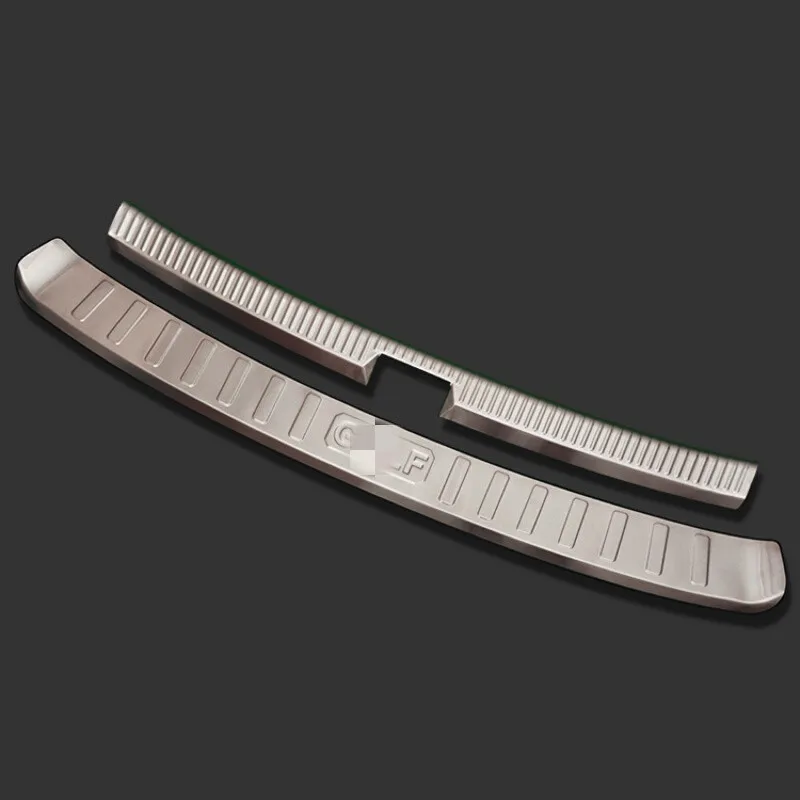 Автомобильный Стайлинг из нержавеющей стали Задний бампер протектор автомобиля стикер для VW Golf7|Наклейки на