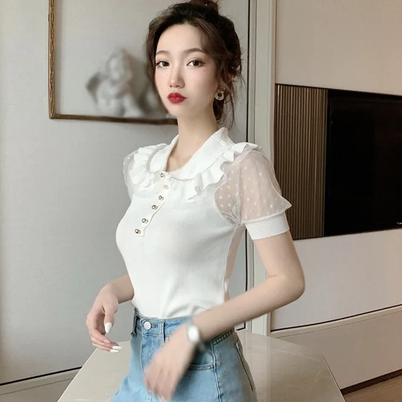 Летнее женское платье без рукавов футболки ретро кукла воротник плотная ткань