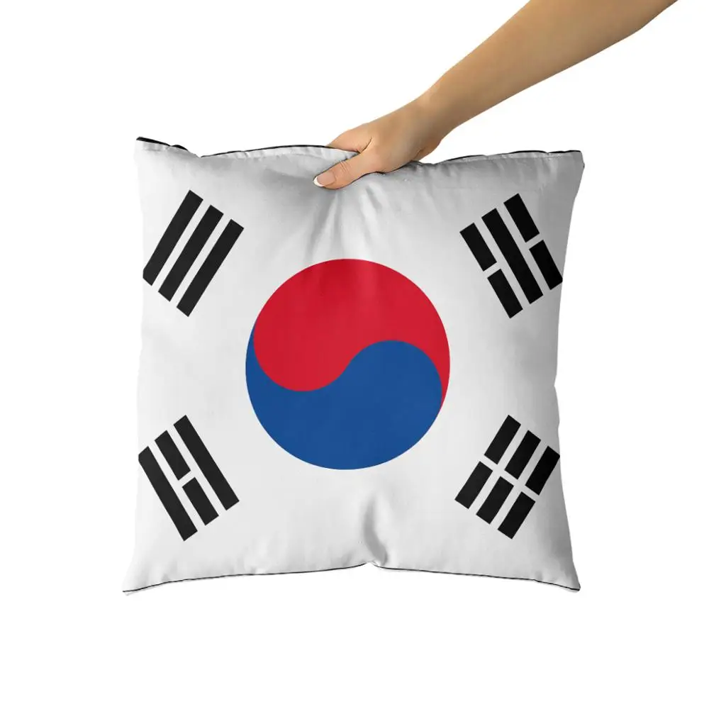 Южная Корея хлопчатобумажные парусиновые наволочки на заказ для диванных