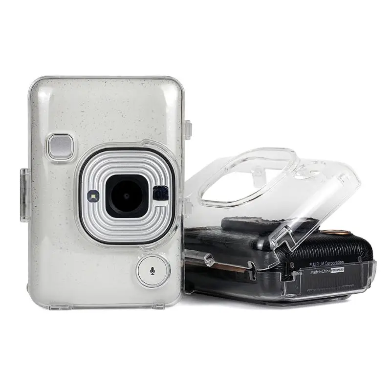 

C5AB Transparent Crystal PVC Protective Case Protector Shell Cover Camera Bag for fujifilm Mini Liplay Cameras Accessories Kit