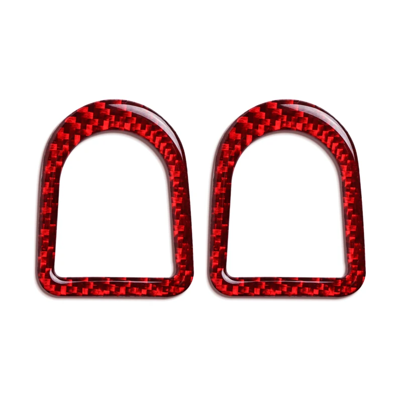 

For Ford Mustang 2009-2013 Carbon Fiber Stickers Car Door Lock Pin Button Knob Frame Cover Trim Car Styling Accessories