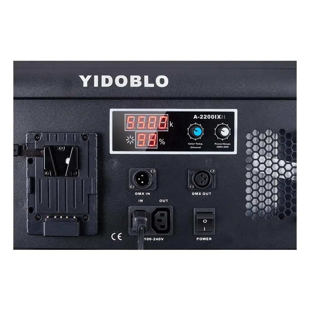 

Yidoblo 70W A-2200IX LED Panel Day light Cold color LCD Display Video Lighting Pro photography Studio LED lamp Continue lighting
