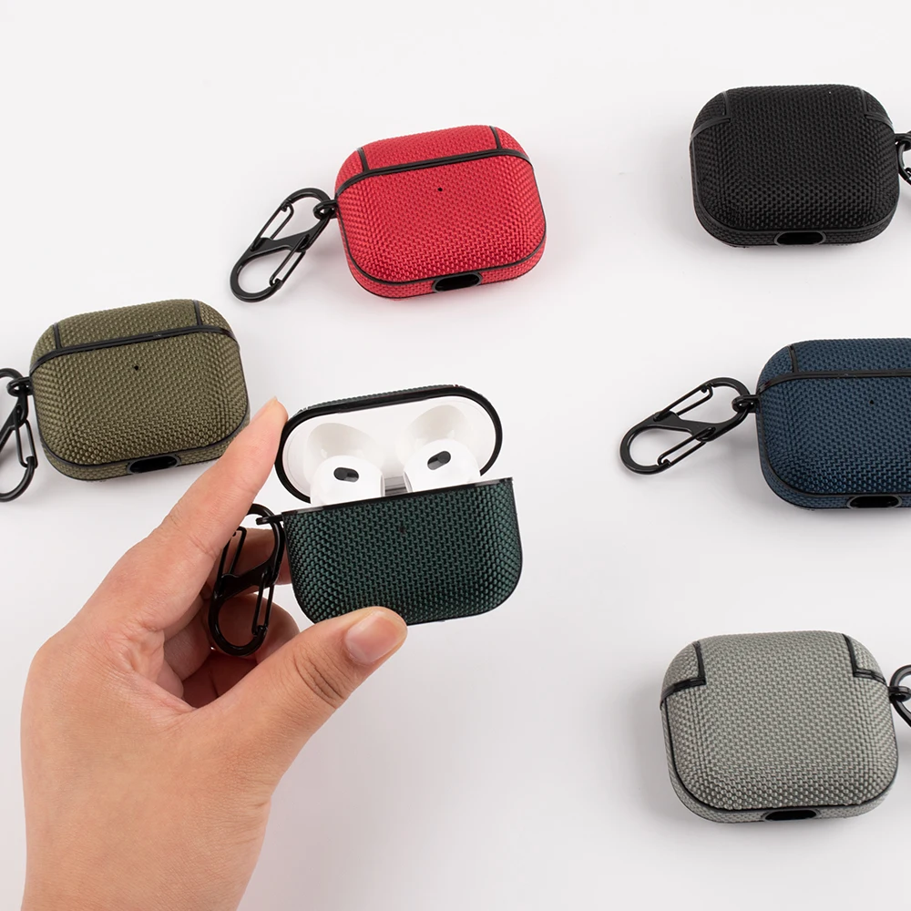 Нейлоновый тканевый чехол для Airpods 3 с защитой от падения наушников Apple AirPods