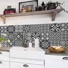 Funlife наклейка на кафельную плитку, водостойкая, для ванной, кухни, самоклеящаяся, мозаика, мрамор, морроко, фартук, плитка, кирпичный Декор