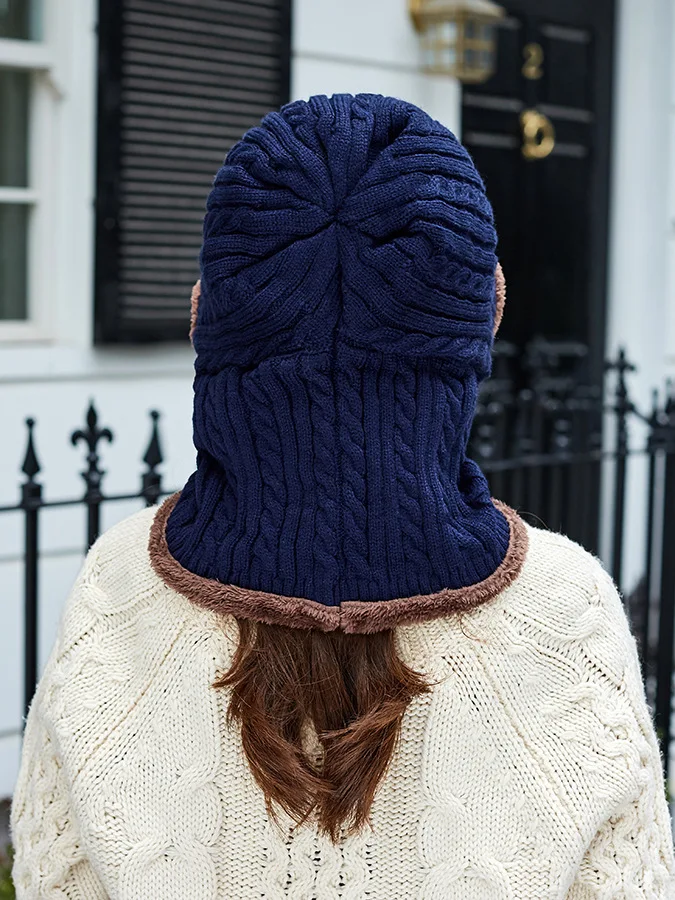 OZyc новая зимняя вязаная шапка шарф для женщин Skullies Beanies Зимние шапки для мужчин и женщин теплая маска Толстая шапка для девочек Женская шапка бини