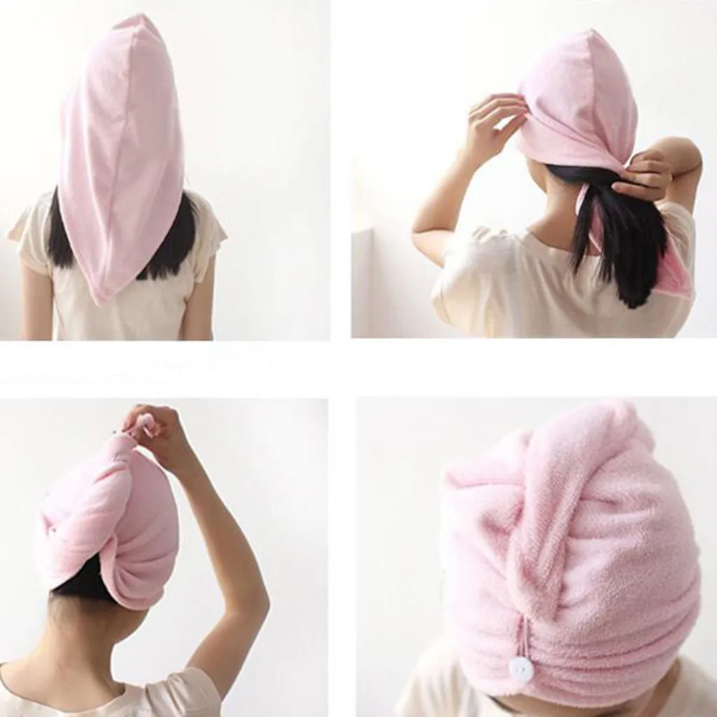 Полотенце из микрофибры быстросохнущая Волшебная сушилка для волос пачка