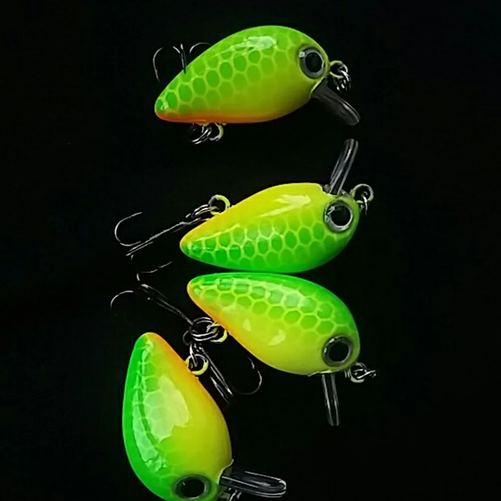 

SEALURER 3cm 1.8g Mini Crankbait Fishing Lure 1pcs Artificial Crank Hard Bait Topwater Minnow Fishing Wobblers Japan Fish Lures