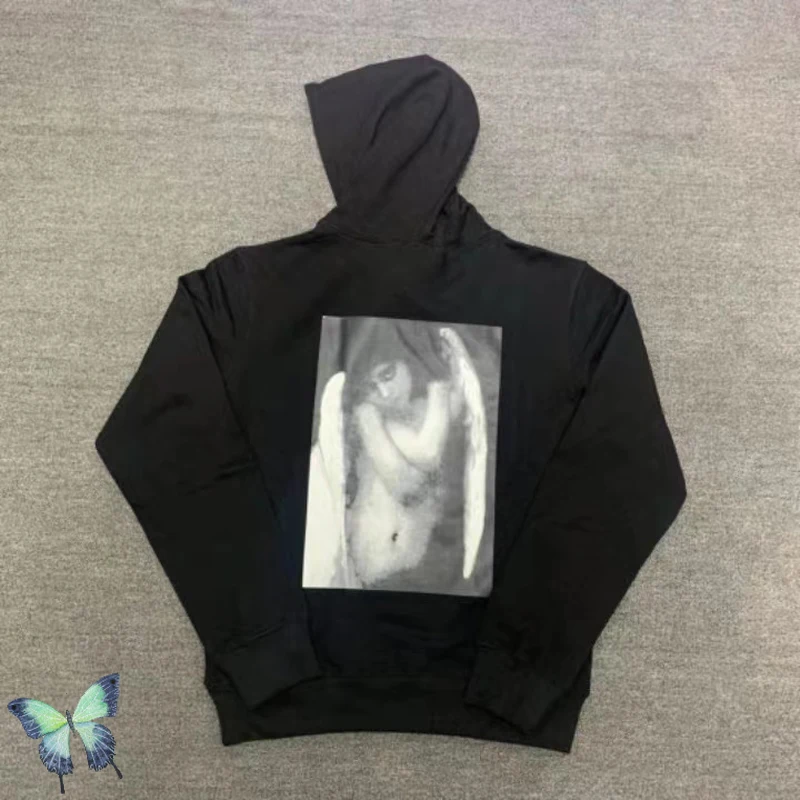 

Women Logo High Quality Back Angel Oil Painted Revenge Hoodie Sweatshirts