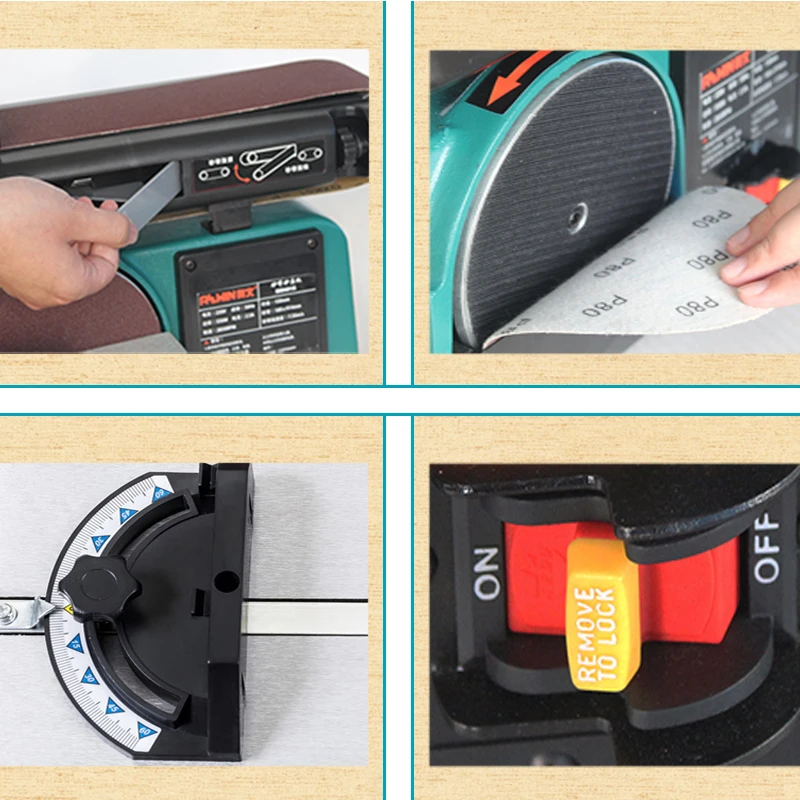 Шлифовальная ленточная машина для наждачной бумаги шлифовальная шлифовальный