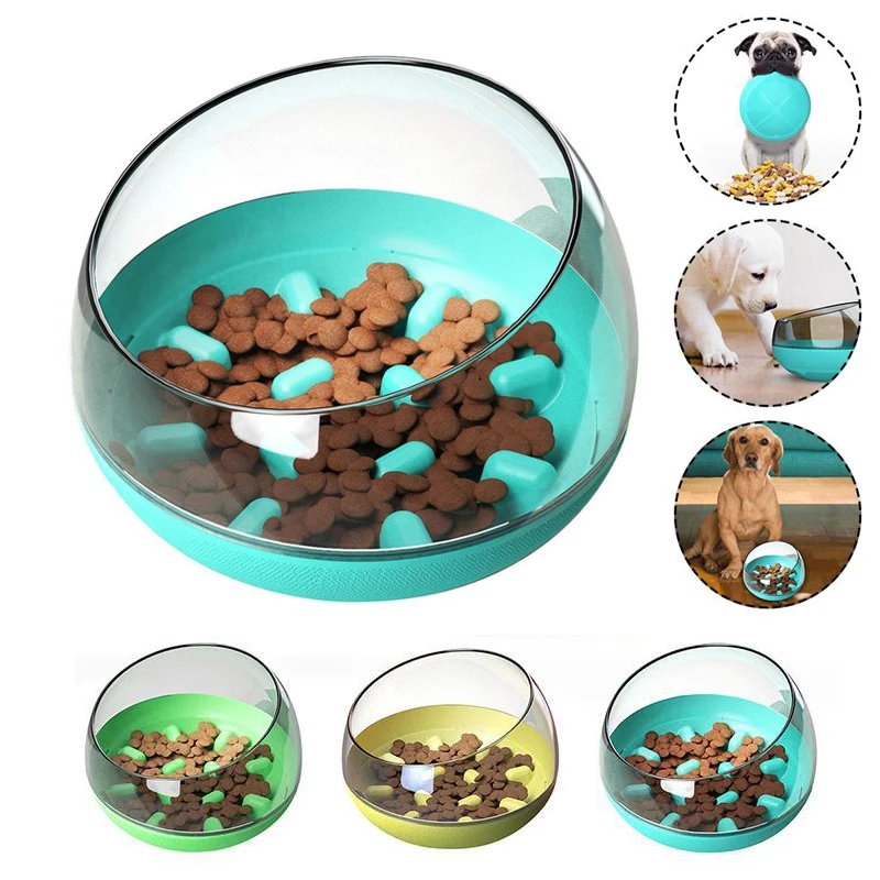 Детская игрушка Интерактивная миска с медленной кормушкой для собак среднего и