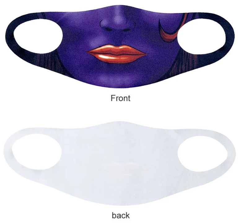 

Among Us Print Face Mask Washable Outdoor Windproof Mouth Mask Breathable Protection Black Cotton Face Masks for Adult Children