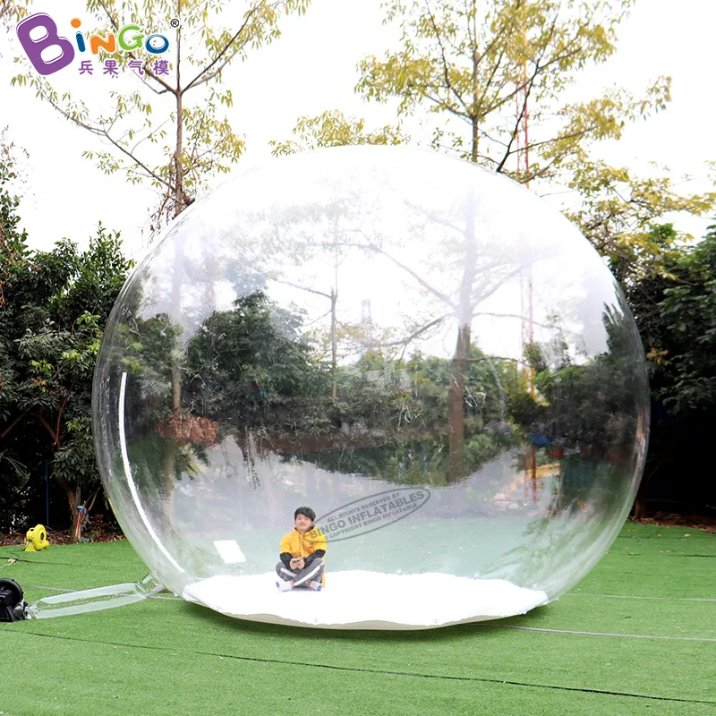 Индивидуальный 4mH надувной снежный шар для Рождественского украшения