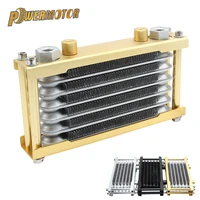 universal motorcycle engine oil cooler radiator for motorcycle dirt bike atv motorbike cooler scooter go cart modified parts