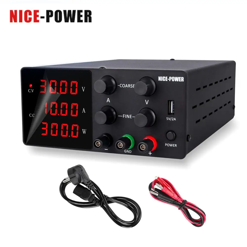 Блок питания Nice power 30 в 10 А с защитой от короткого замыкания|Импульсный источник