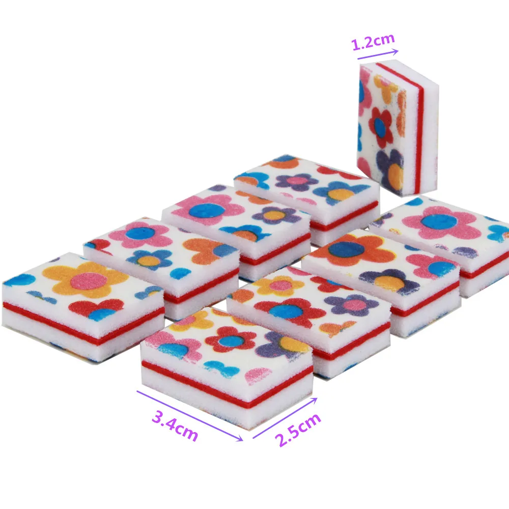 50 шт./лот пилка для ногтей губка моющиеся мини пилки УФ геля педикюра красочный