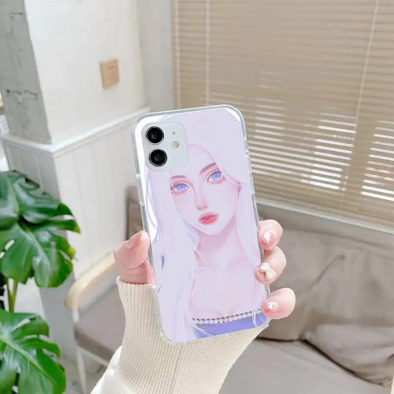 

Fashion Black Girl Phone Case For Samsung S9 S10 S20 Note20 A71 A21s S4 S5 S6 Plus S20Fe lite Transparent Nax Fundas Cover