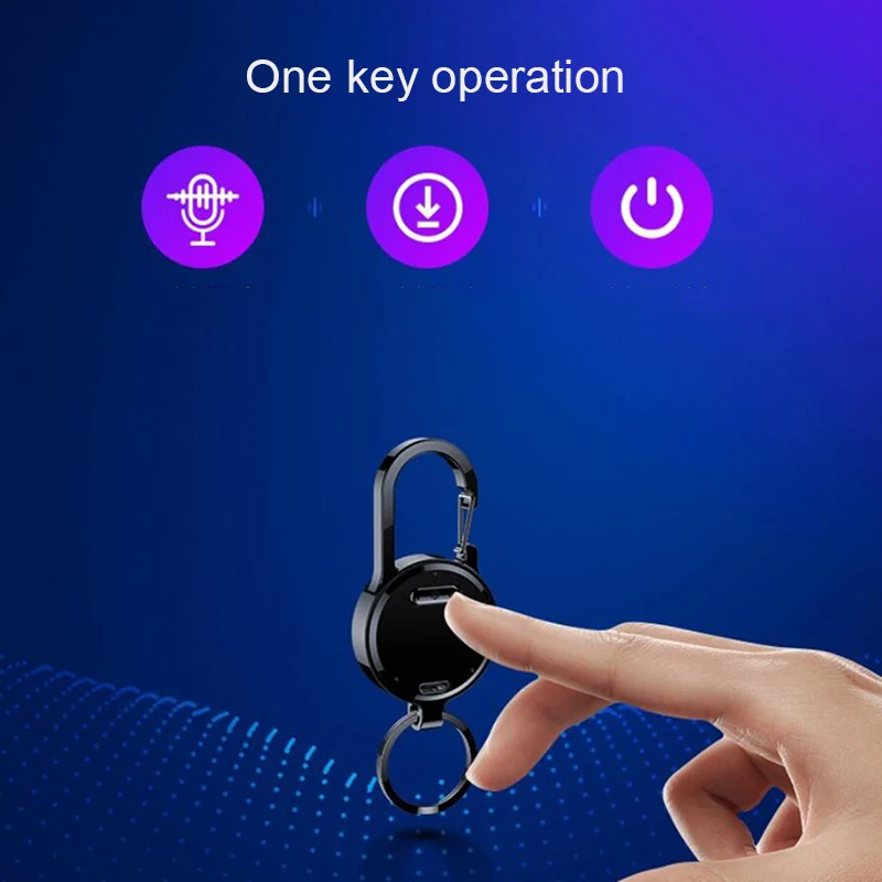 Запись 24 часа компактный профессиональный портативный цифровой аудио-диктофон с