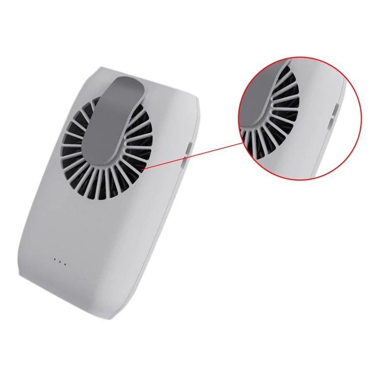 

Hanging Waist Fan USB Charging Fan Hanging Neck Portable Mini Air Cooler