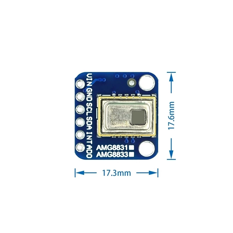 Фото AMG8833 IR 8x8 тепловизор матричный модуль датчика температуры для Raspberry Pi GY AMG8833 IR 8x8 тепловизор матричный модуль датчика температуры для Raspberry Pi GY