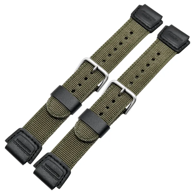 НАТО нейлоновый ремешок для часов для casio GA100/110 DW-5035D/6600 GW-M5610 AE-1200WH-1B/SGW-300H/400/SGW-500 8/5000 ремешок для наручных часов 16 мм 18 мм