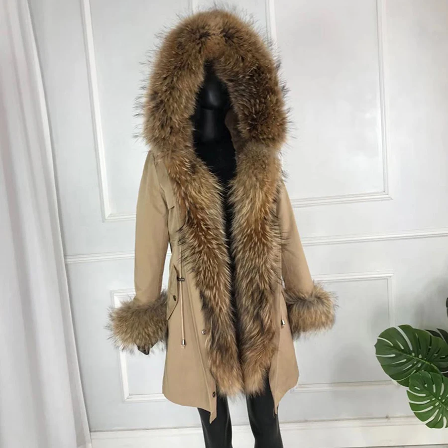 Новые чернобурки меховой парка пальто женские трикотажные silver fox подкладке парки