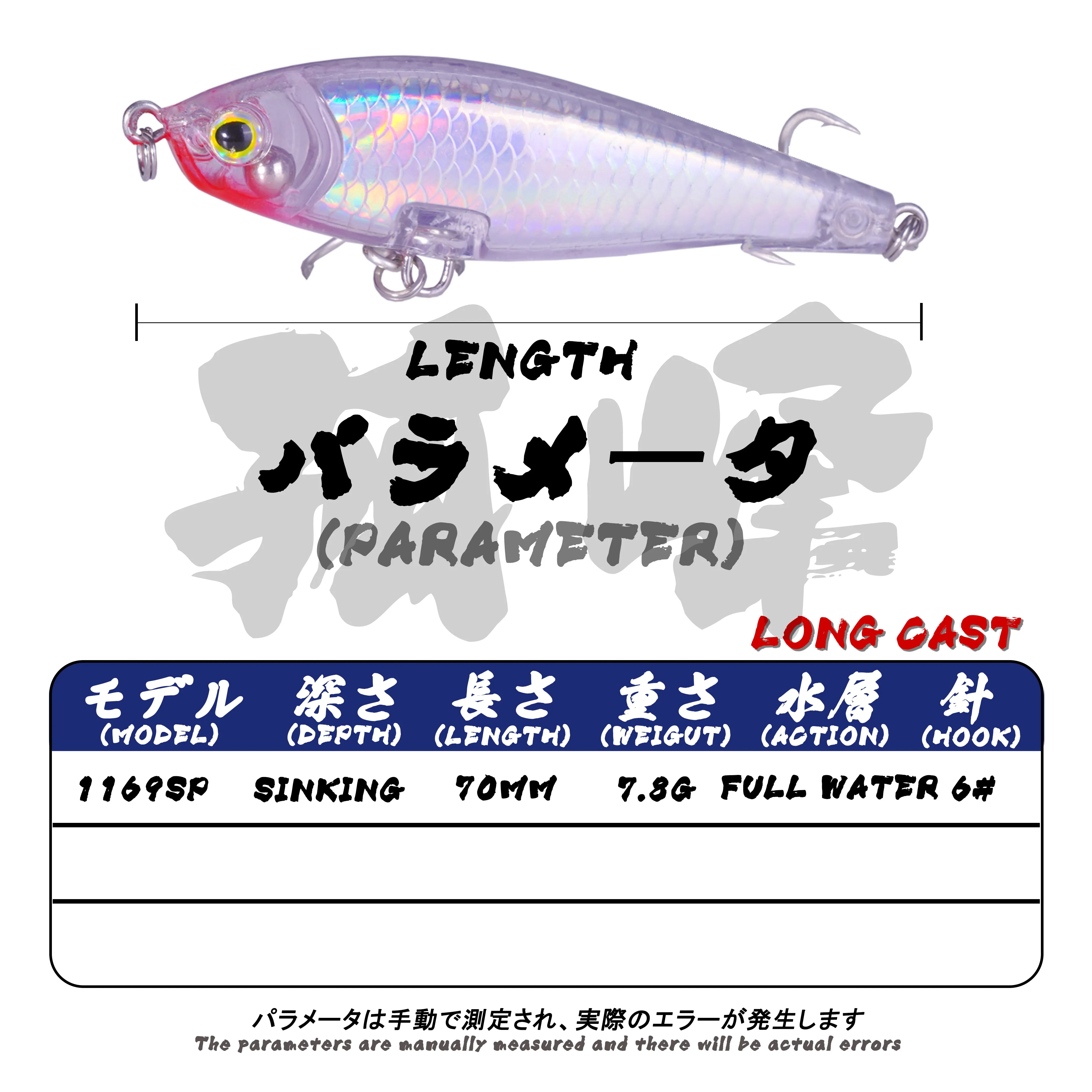 Pencil Fishing Lure Weights 7.8g Sinking Winter Peche Accessories Hard Metal Hooks Artificial Bait Goods For Pike Carp Fish