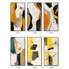 Абстрактный акварельный эффект коридор роспись искусство живопись современный водонепроницаемый холст плакат Большая печать семья необходимый подарок 40x80 см